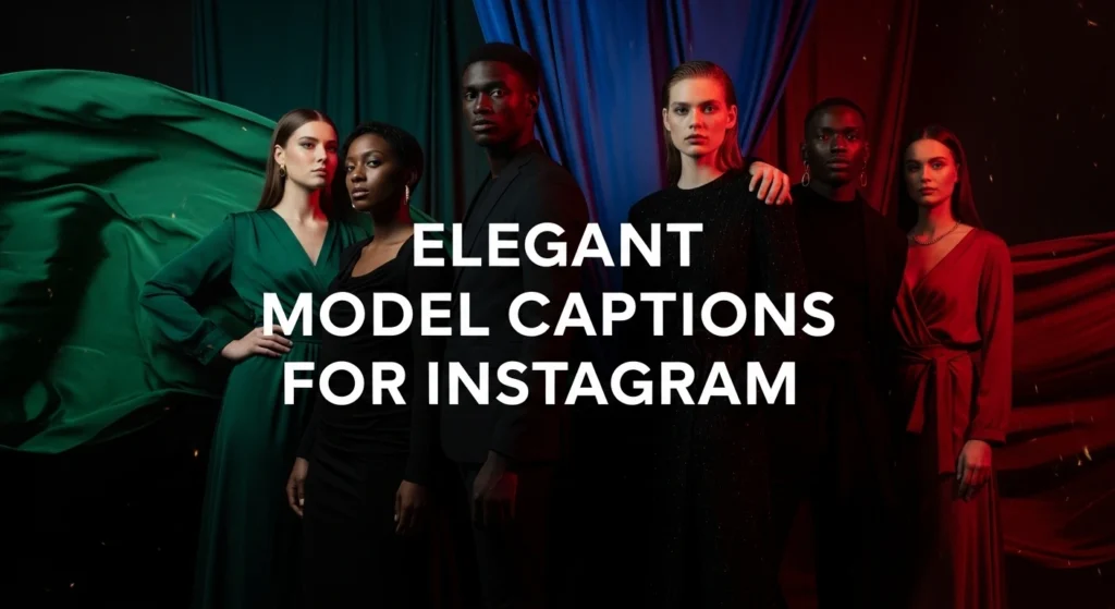 Elegant Model Captions for Instagram