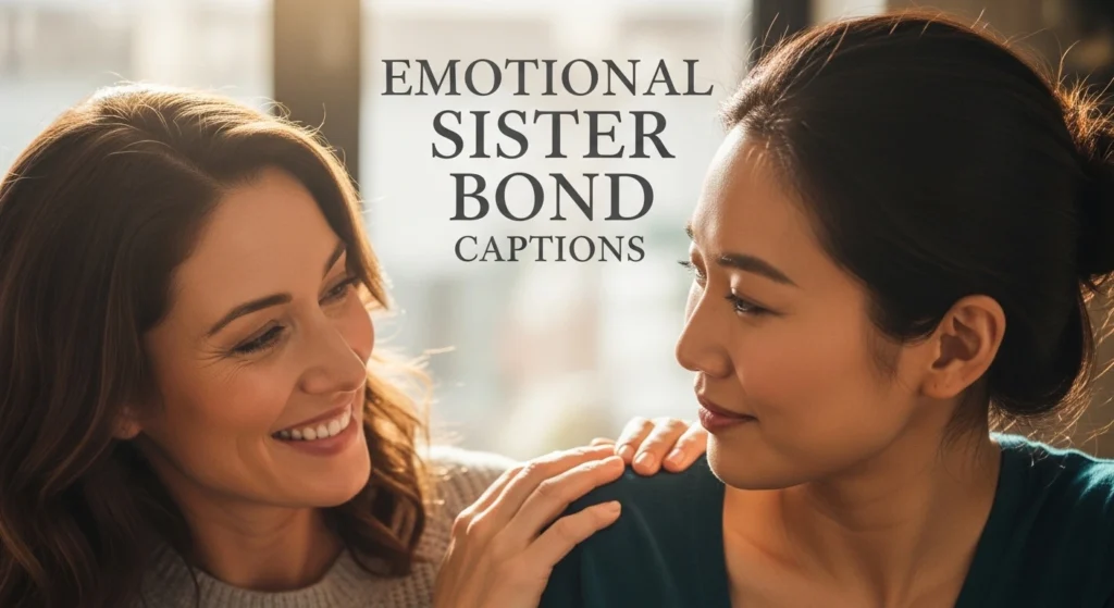 Emotional Sister Bond Captions