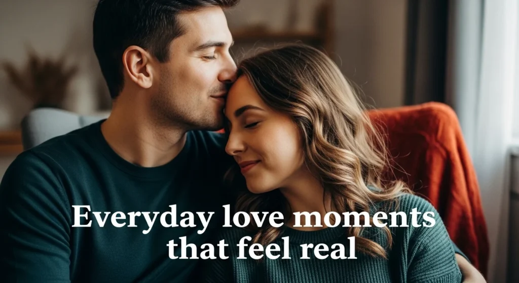 Everyday love moments that feel real