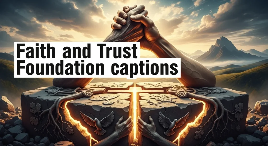 Faith and trust foundation captions
