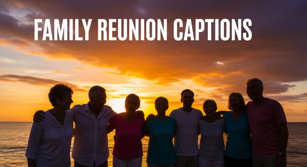 Family Reunion Captions