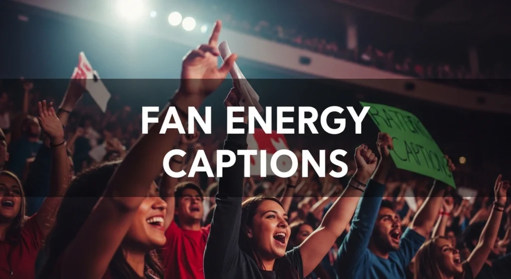 Fan Energy Captions