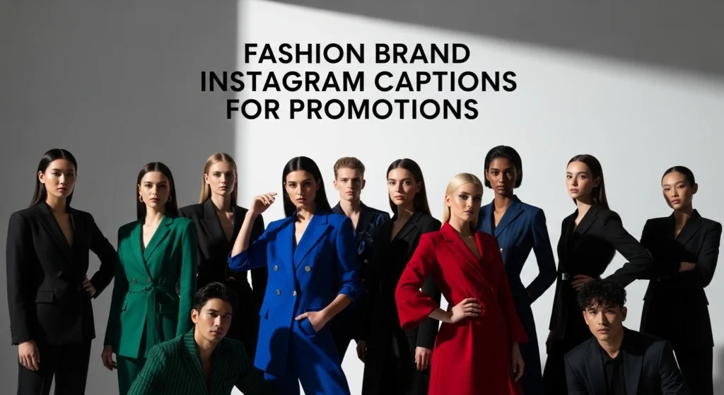 Fashion Brand Instagram Captions for Promotions