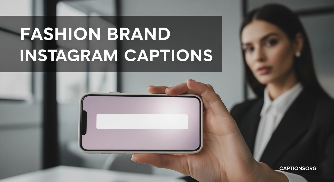 Fashion Brand Instagram Captions