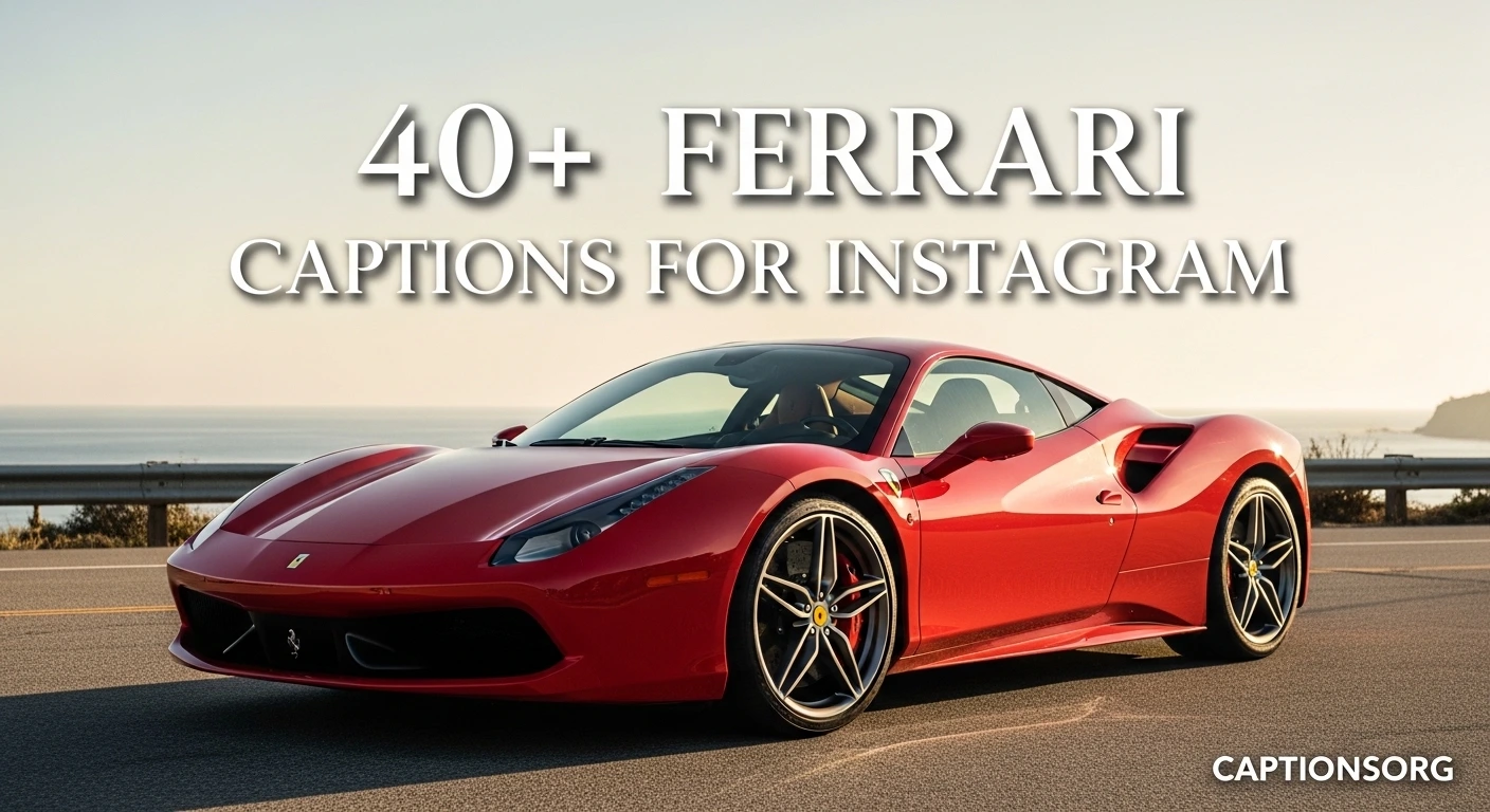 Ferrari Captions for Instagram