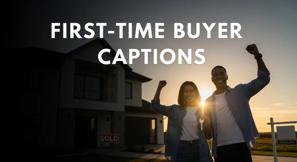 First-Time Buyer Captions