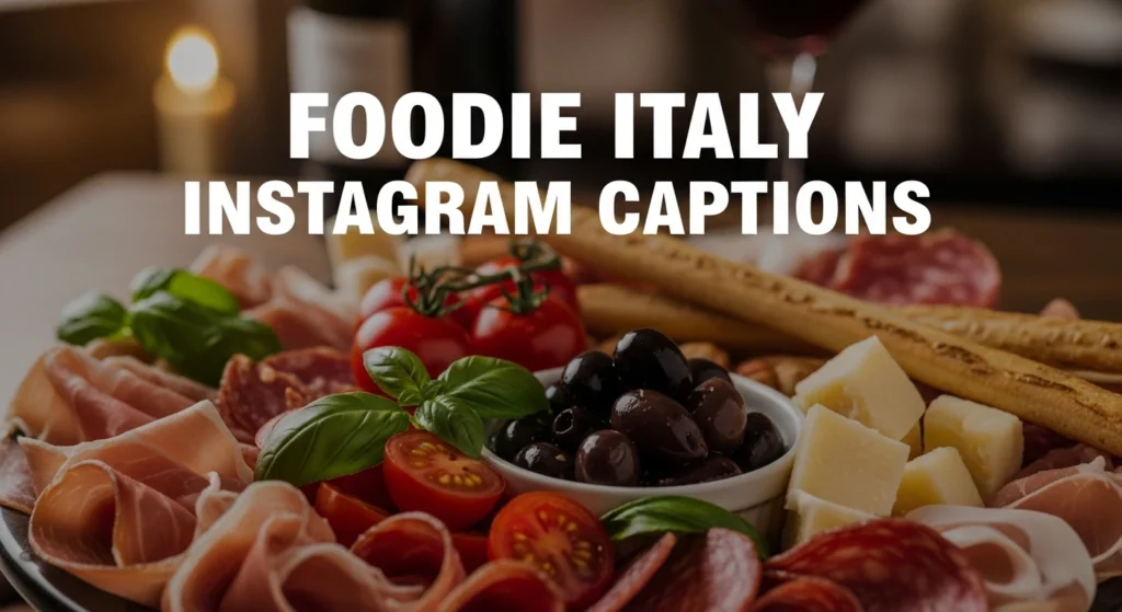 Foodie Italy Instagram Captions