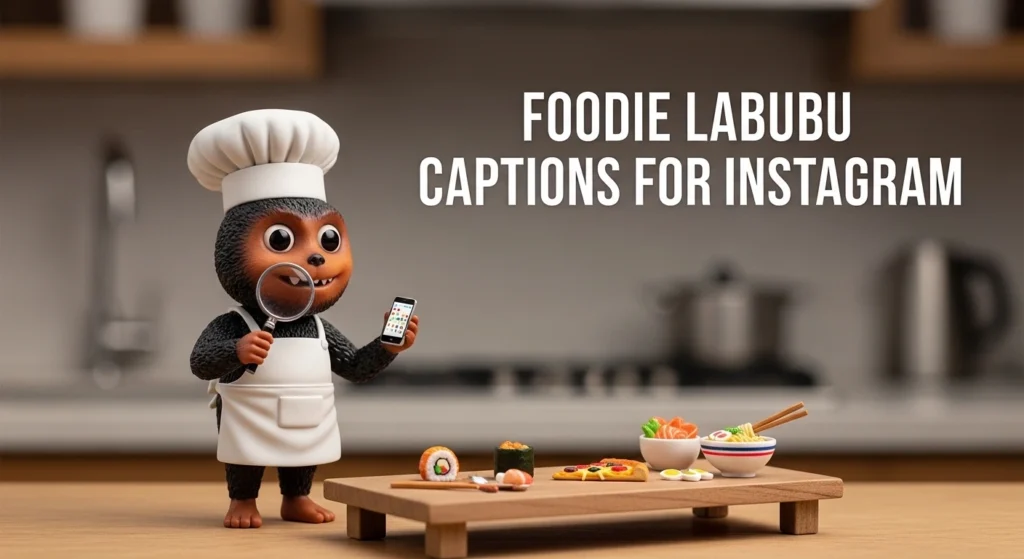 Foodie Labubu Captions for Instagram