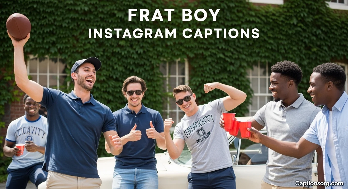 Frat Boy Instagram Captions