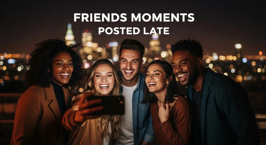 Friends Moments Posted Late