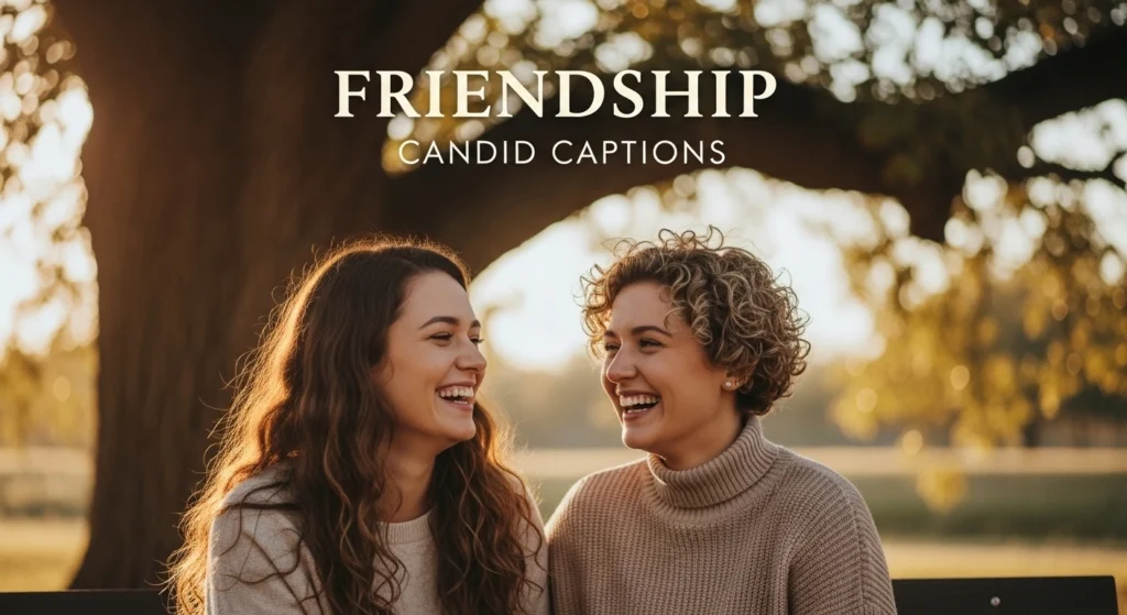 Friendship Candid Captions