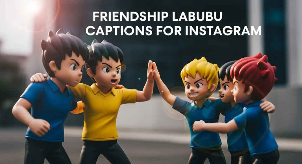Friendship Labubu Captions for Instagram