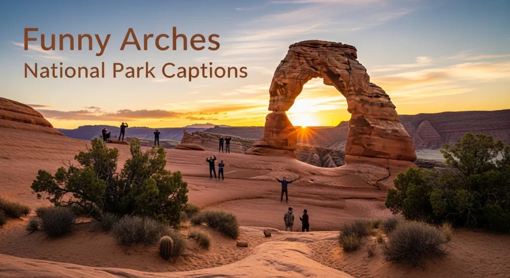 Funny Arches National Park Captions