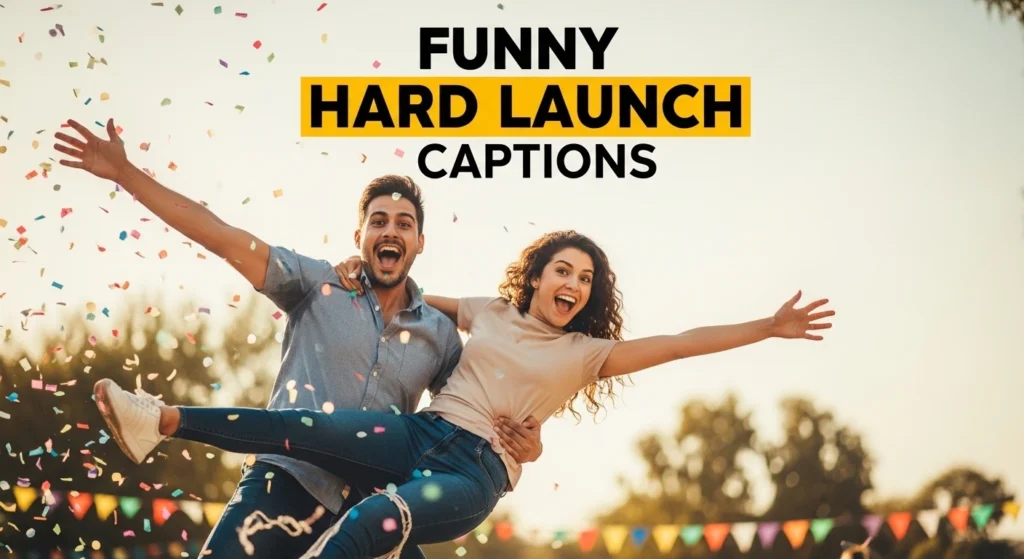 Funny Hard Launch Captions