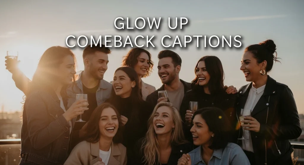 Glow Up Comeback Captions