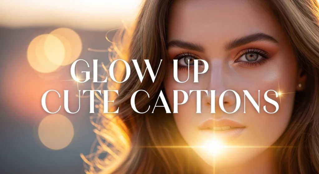 Glow Up Cute Captions