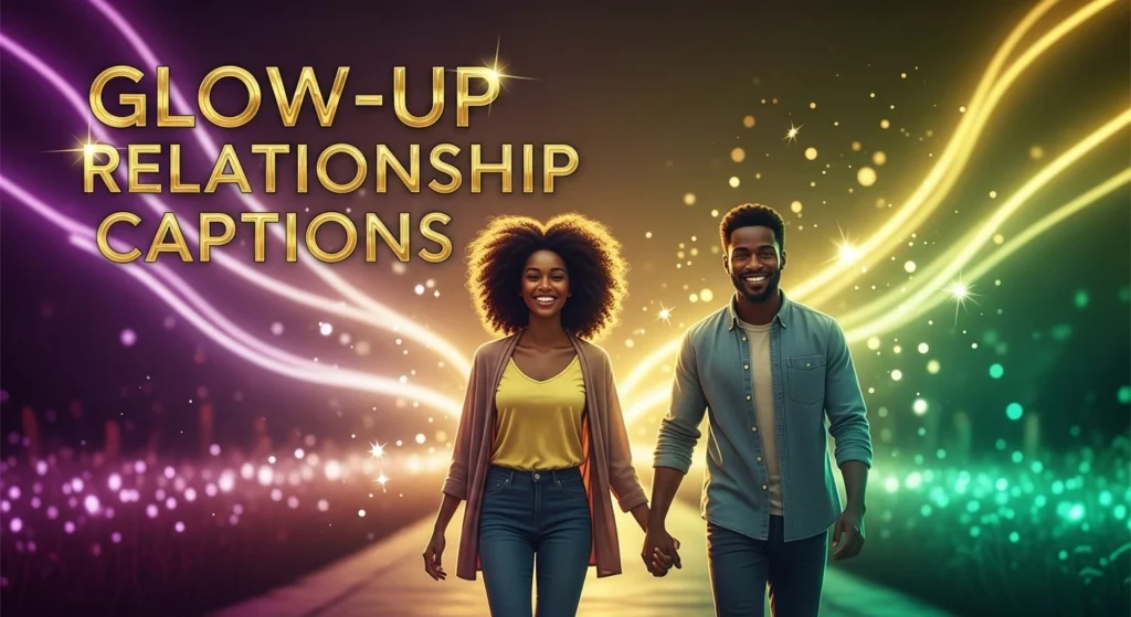 Glow-Up Relationship Captions