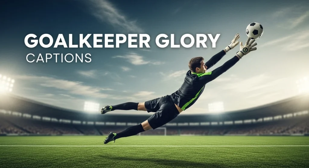 Goalkeeper Glory Captions
