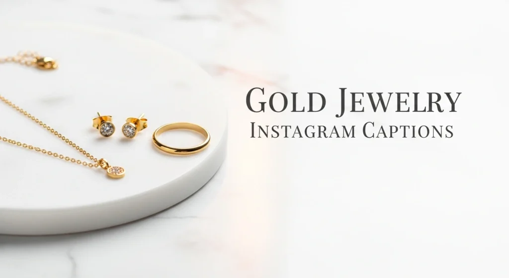 Gold Jewelry Instagram Captions