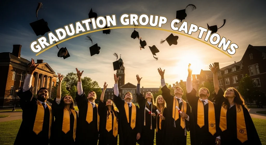Graduation Group Captions