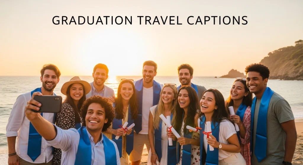 Graduation Travel Captions