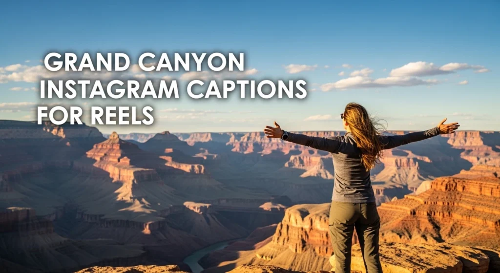 Grand Canyon Instagram Captions for Reels