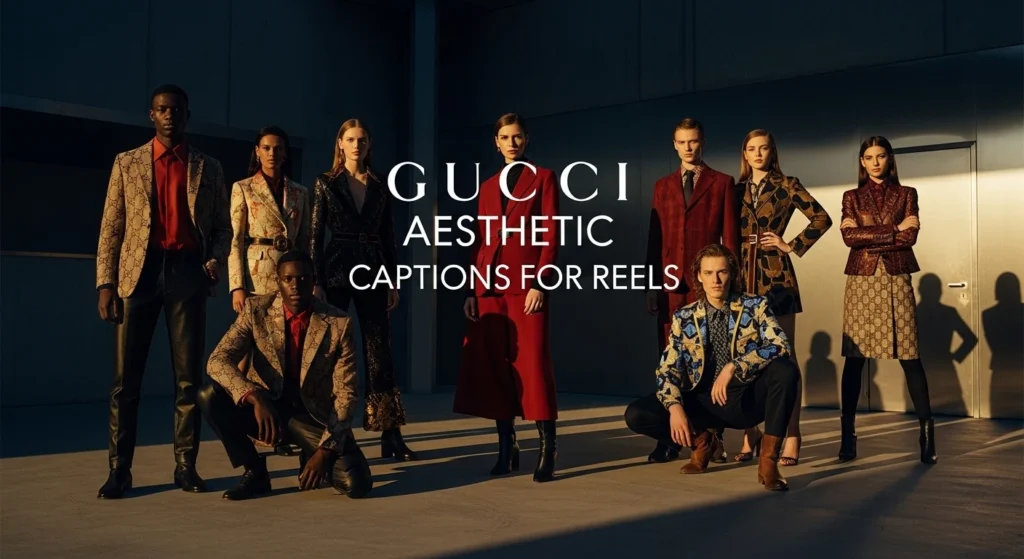 Gucci Aesthetic Captions for Reels