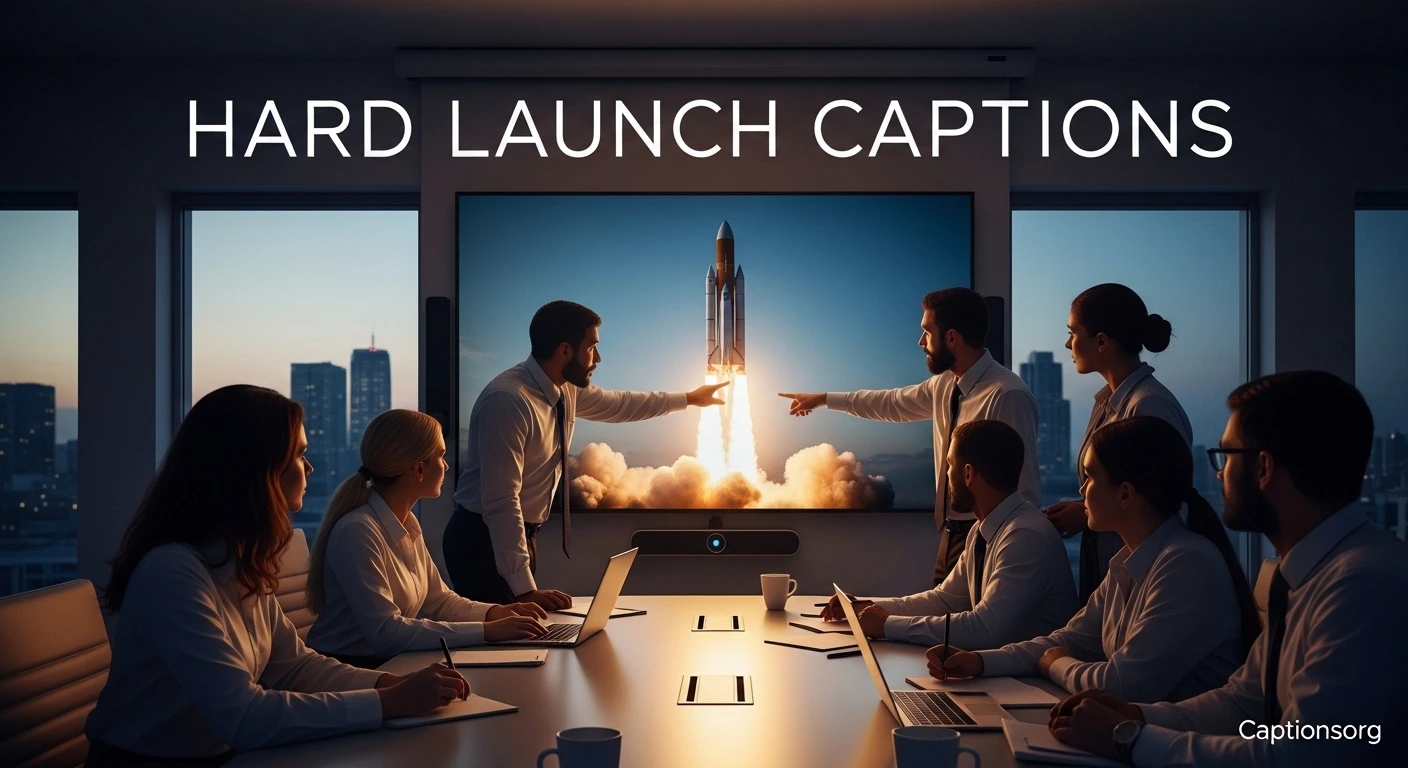 Hard Launch Captions