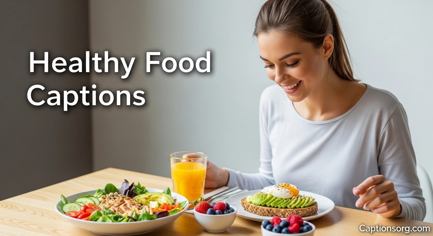 Healthy Food Captions