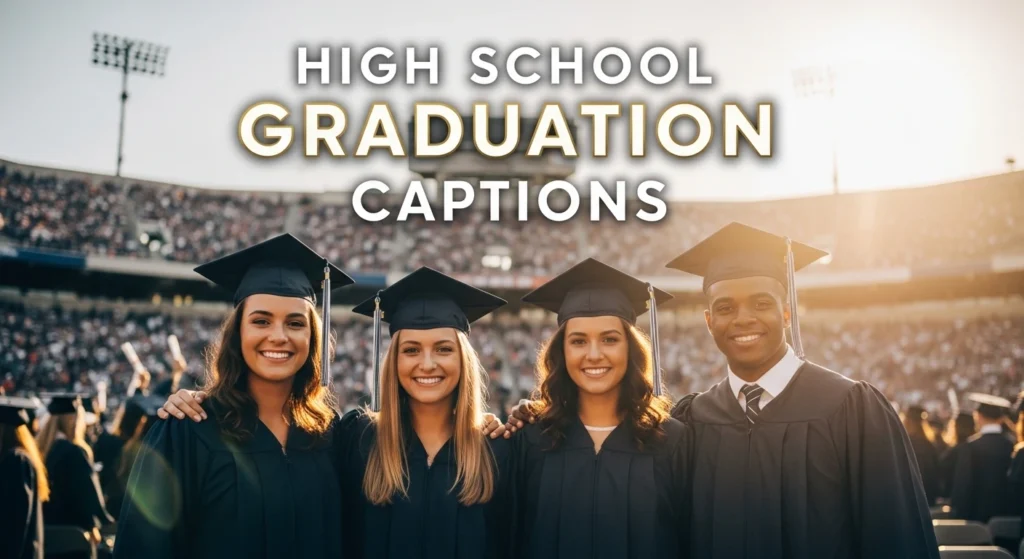 High School Graduation Captions