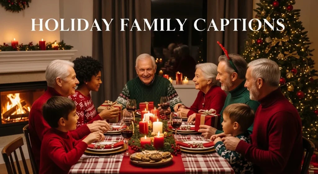 Holiday Family Captions
