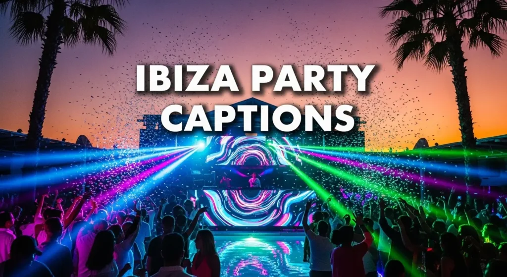 Ibiza Party Captions