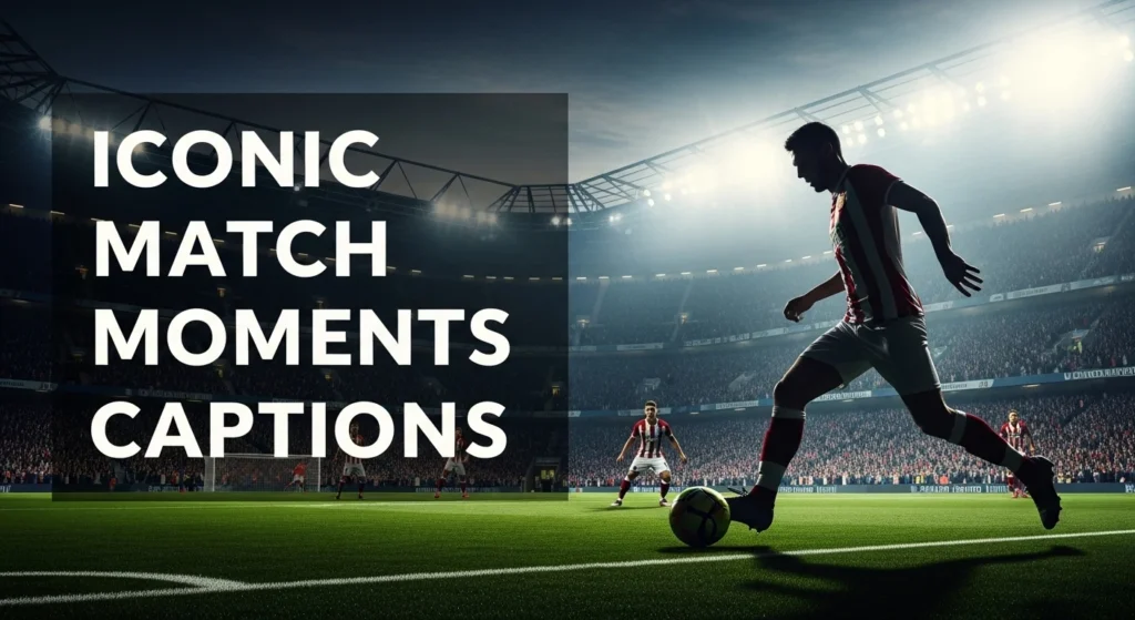 Iconic Match Moments Captions