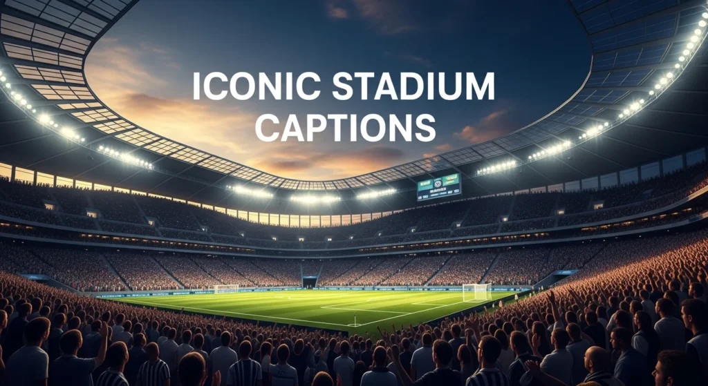 Iconic Stadium Captions