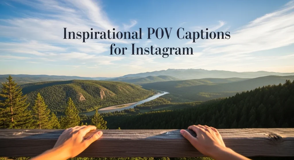 Inspirational POV Captions for Instagram