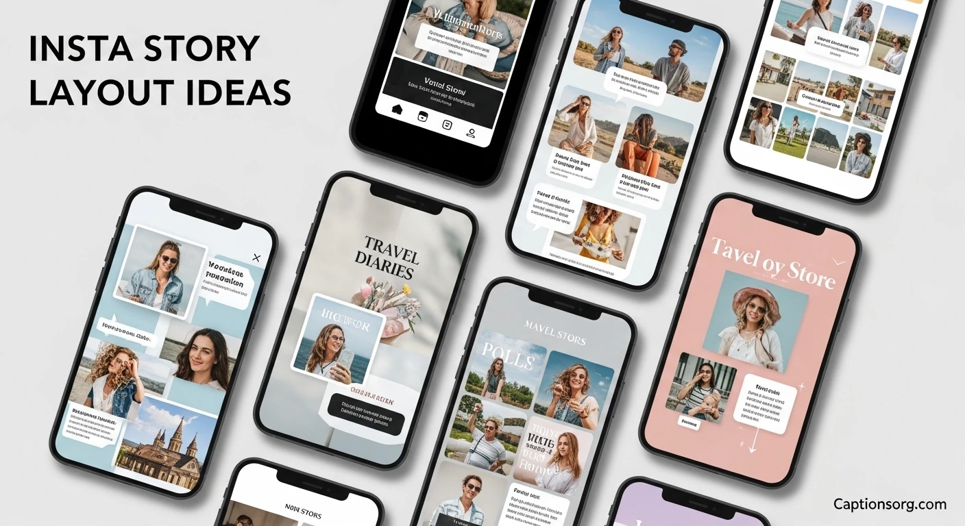 630+ Insta Story Layout Ideas
