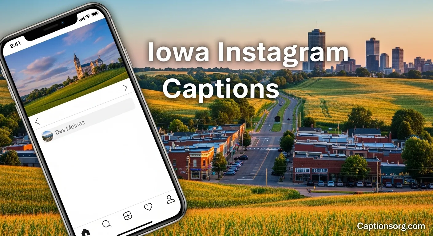 620+ Iowa Instagram Captions