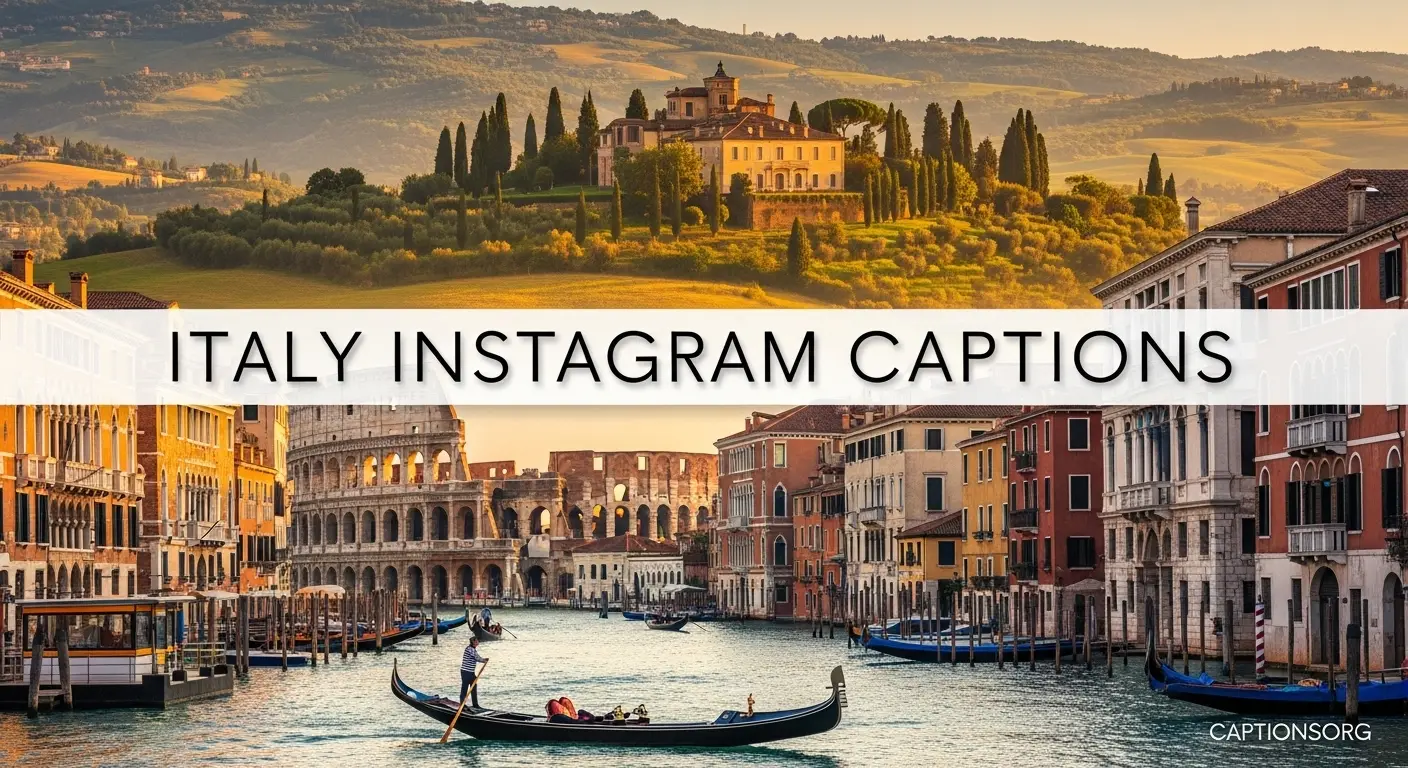 Italy Instagram Captions