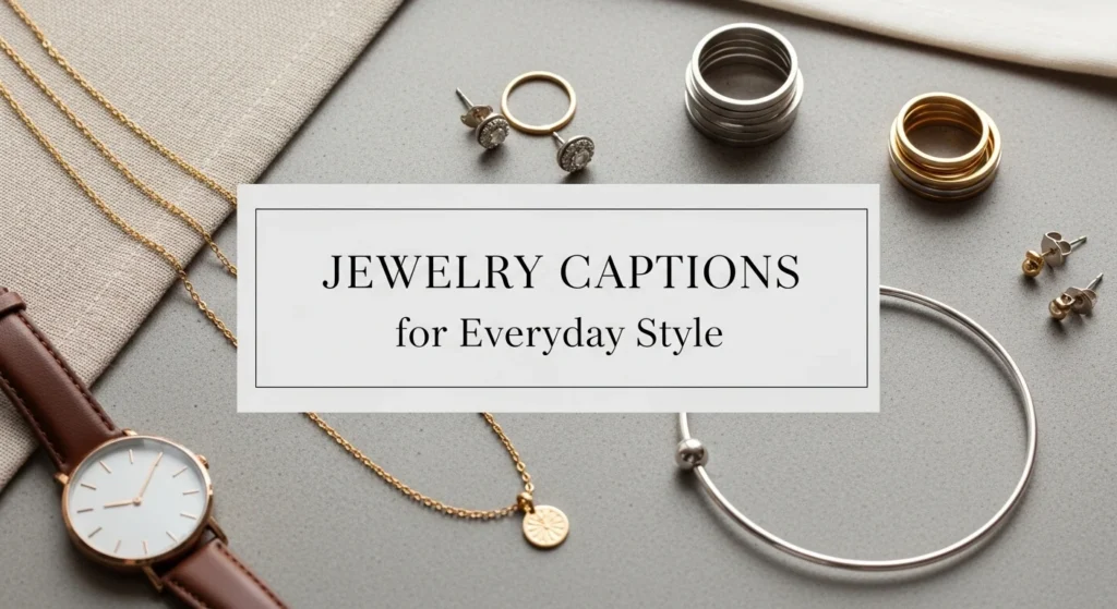 Jewelry Captions for Everyday Style