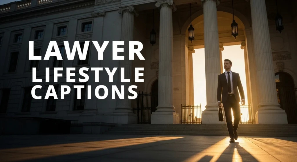 Lawyer Lifestyle Captions