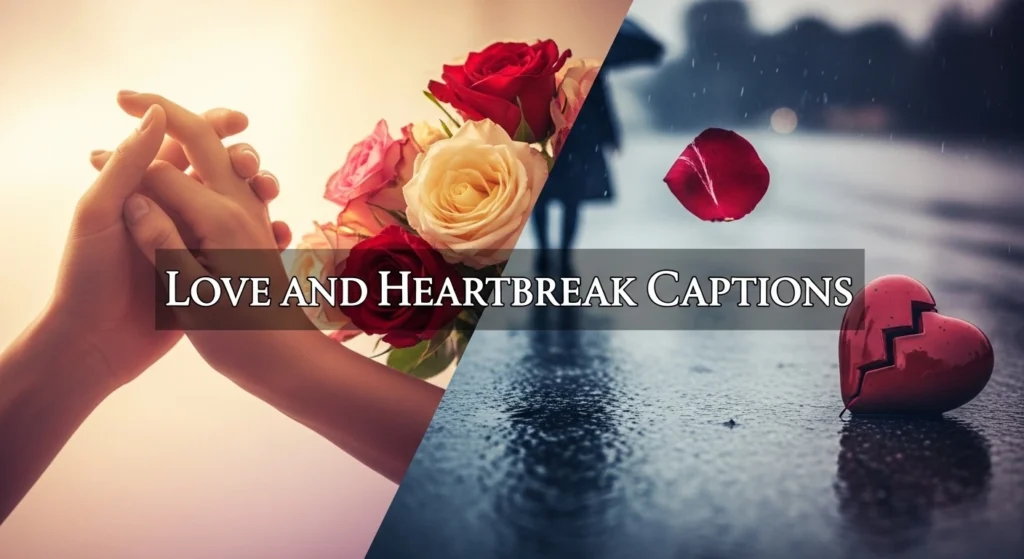 Love and Heartbreak Captions