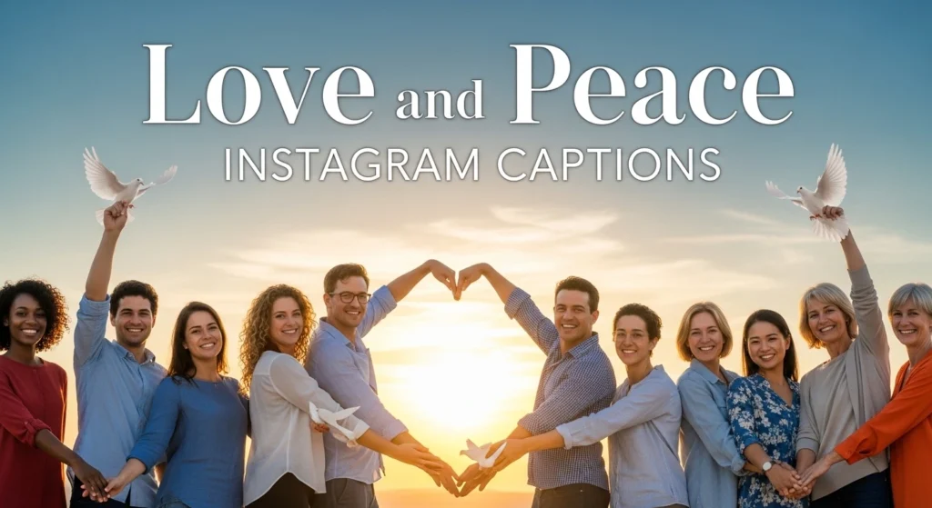 Love and Peace Instagram Captions