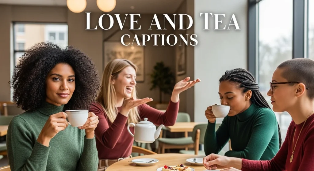Love and Tea Captions