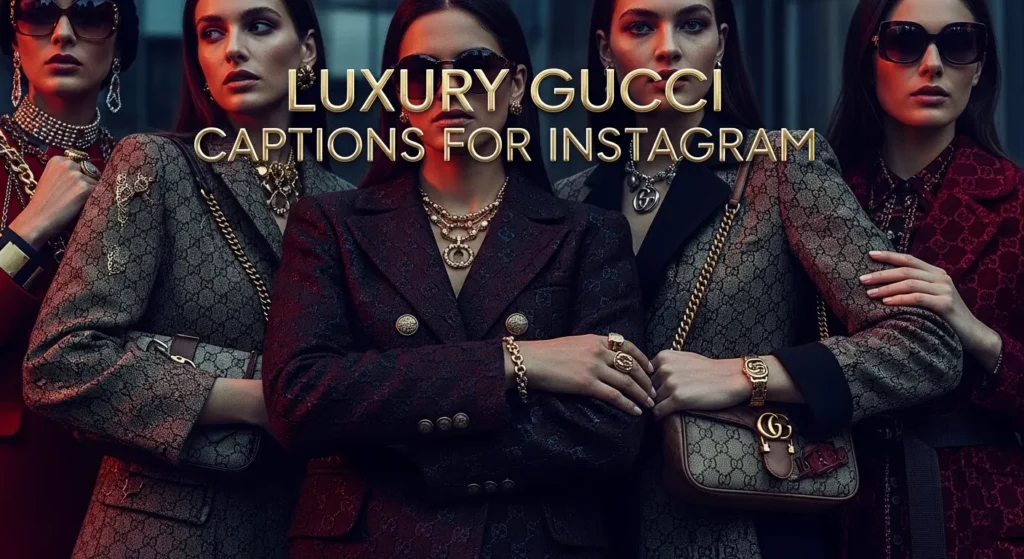 Luxury Gucci Captions for Instagram