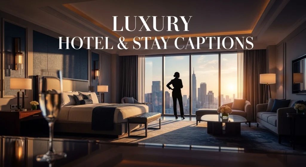 Luxury Hotel & Stay Captions