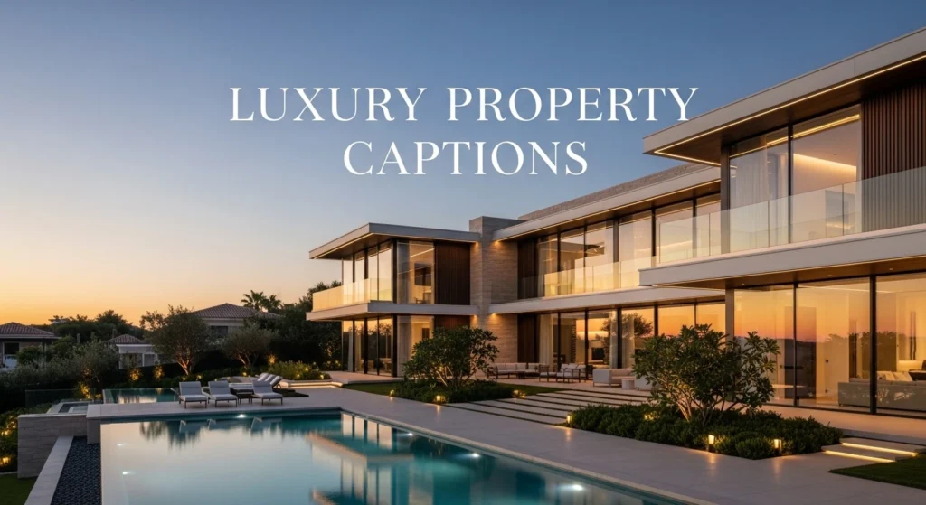 Luxury Property Captions