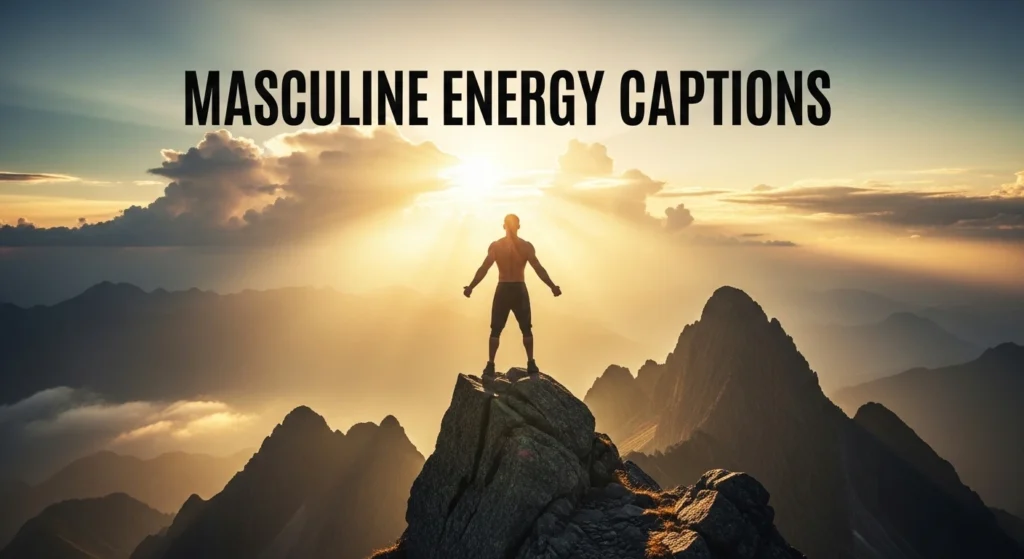 Masculine Energy Captions