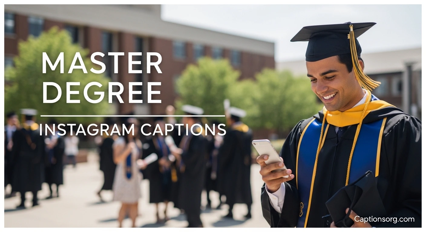 Master Degree Instagram Captions