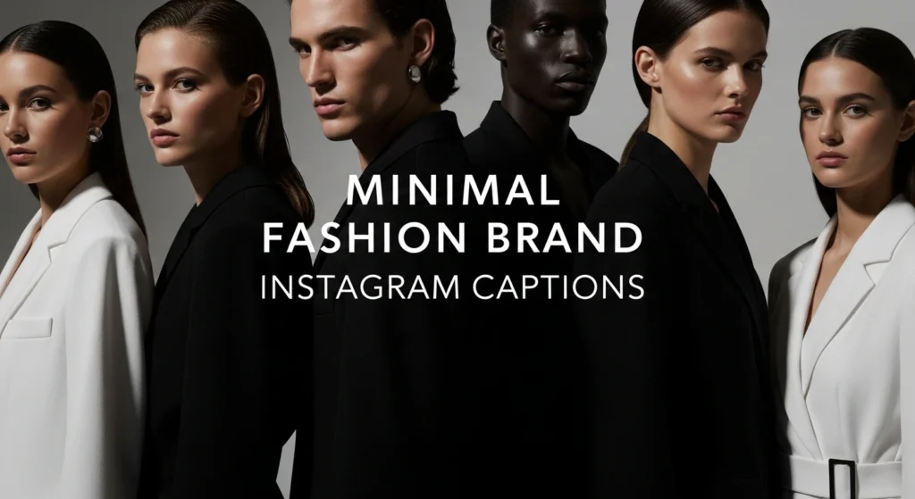 Minimal Fashion Brand Instagram Captions