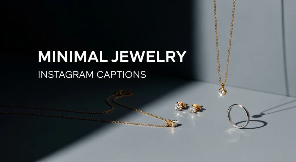 Minimal Jewelry Instagram Captions
